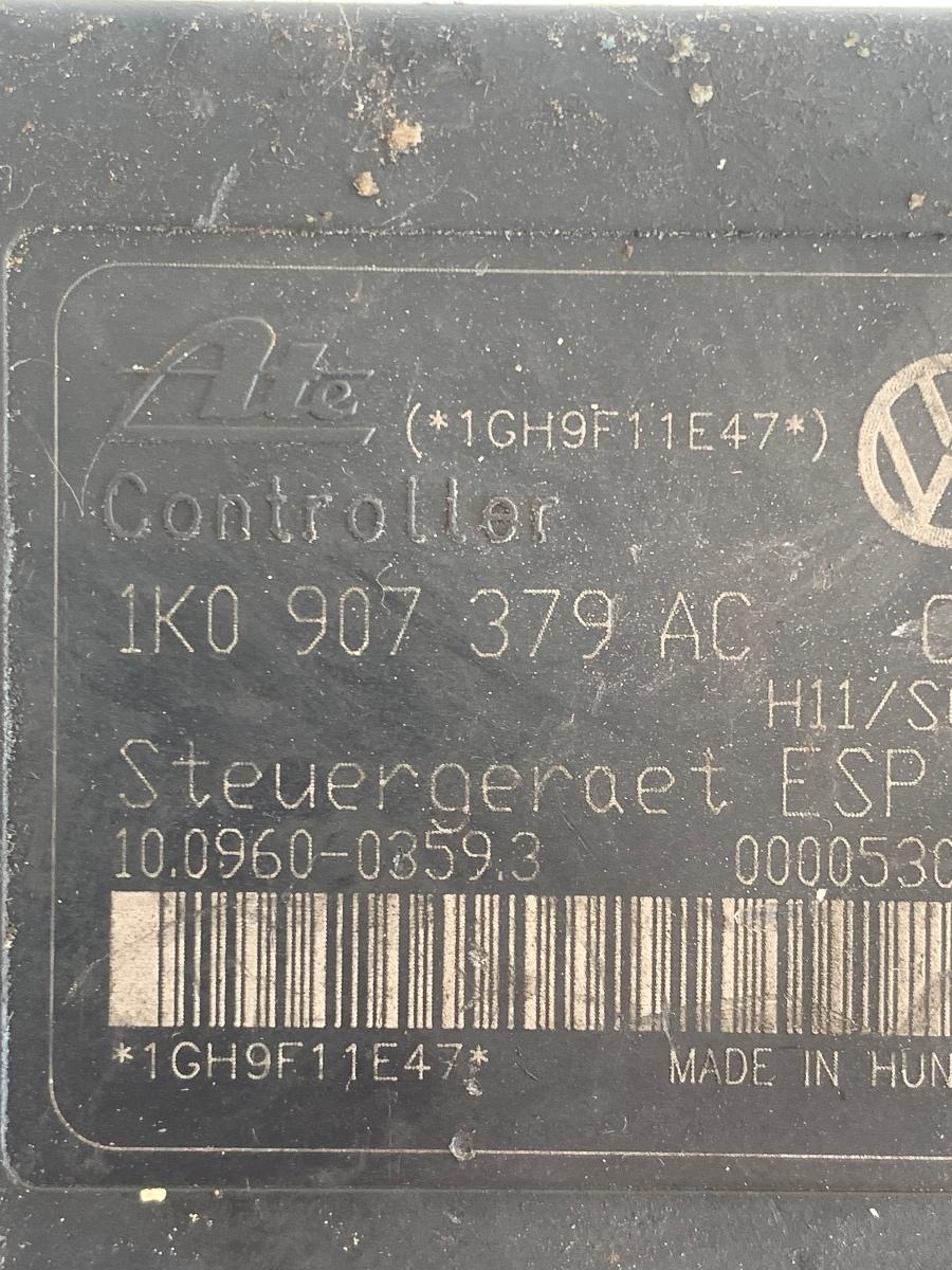 Pompa ABS AUDI A3 II 8P1 2003 - 2013, VOLKSWAGEN GOLF V 1K1 2003 - 2009 1K0907379AC – foto 2