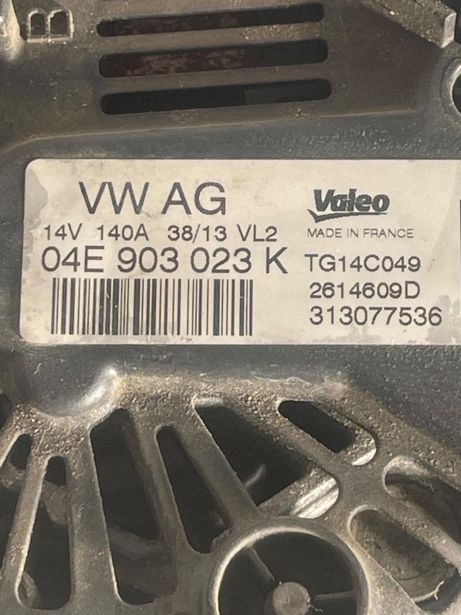 Alternator AUDI A3 Sportback 8VA, 8VF 2012 - >, VOLKSWAGEN GOLF VII 5G1, BE1 2012 - >1.2TSI CJZ 04E903023K – foto 3