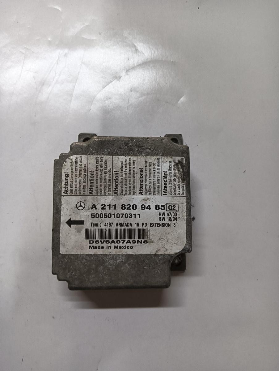 Modul/unitate de control airbaguri MERCEDES-BENZ E-CLASS W211 2002 - 2009 A2118209485