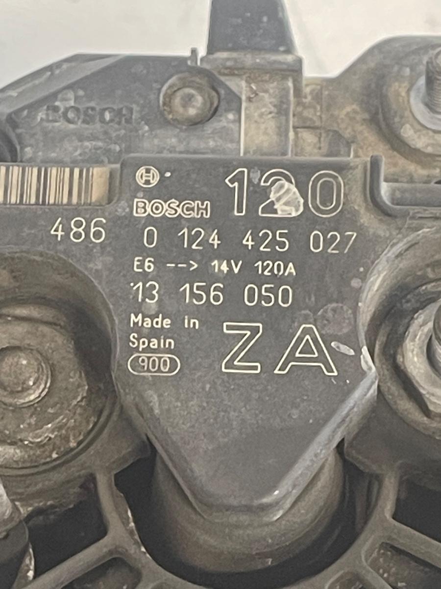 Alternator OPEL ASTRA G Hatchback F48_, F08_, T98 1998 - 2009 1.8B 13156050 / 0124425027 – foto 3