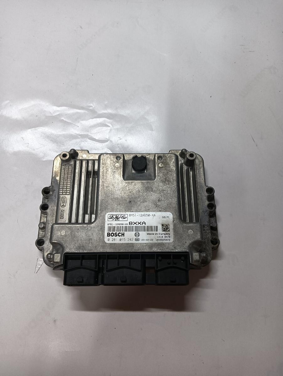 Calculator ecu FORD FOCUS II DA_, HCP, DP 2004 - 2013 1.6 TDCi G8DA, G8DB, G8DD, G8DE, G8DF BOSCH 0281015242 8m5112a650xa