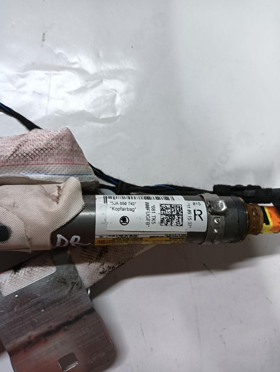 Cortina airbag  dreapta SKODA RAPID II NH3 2012 - > – foto 2