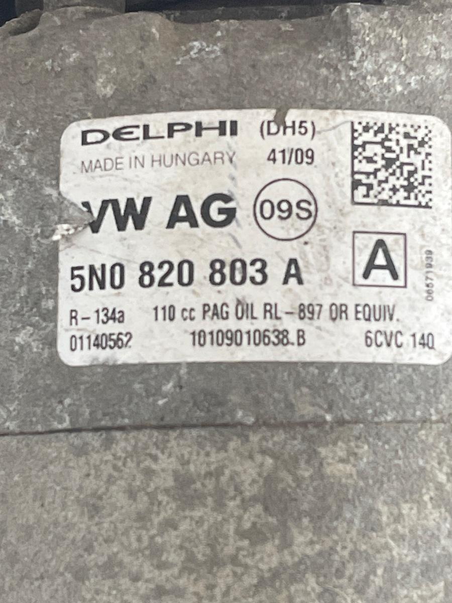 Compresor  AC VOLKSWAGEN TIGUAN 5N_ 2007 - >, VOLKSWAGEN PASSAT 3C2 2005 - 2010 5N0820803A – foto 3