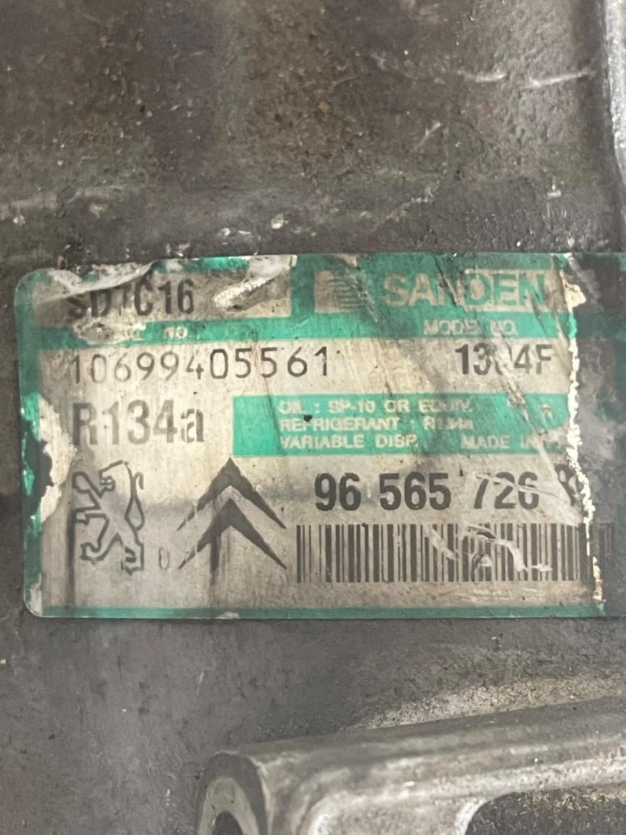 Compresor  AC PEUGEOT 407 6D_ 2004 - > 1.6 HDi 110 9HZ (DV6TED4) 10699405561 96565726 – foto 3