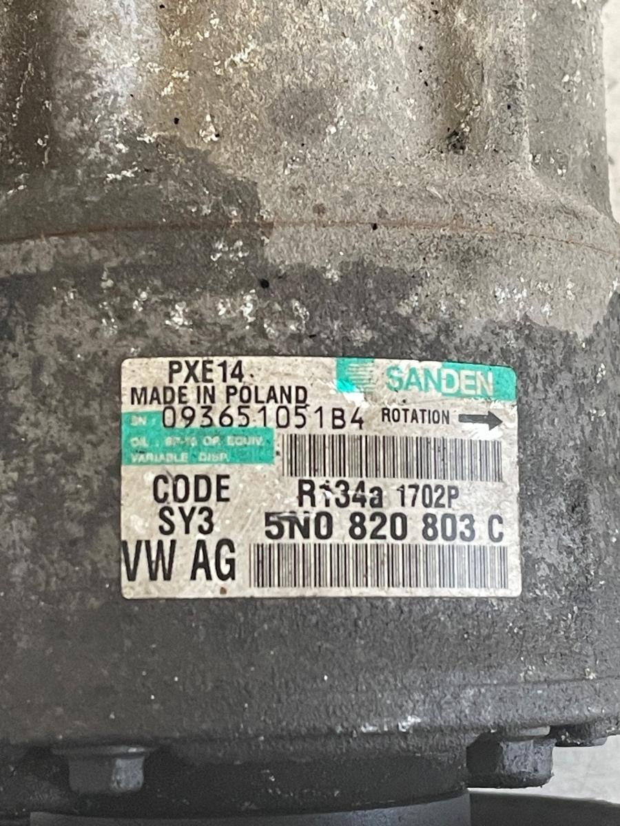 Compresor  AC SKODA FABIA II 542 2006 - 2014 1.2 TDI CFWA 5N0820803C – foto 3