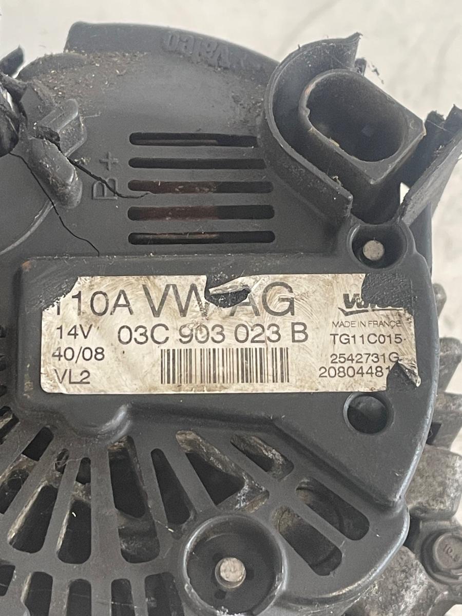 Alternator 1.6FSI VOLKSWAGEN GOLF PLUS 5M1, 521 2004 - 2013, AUDI A3 II 8P1 2003 - 2013 208044814 03C903023B – foto 3