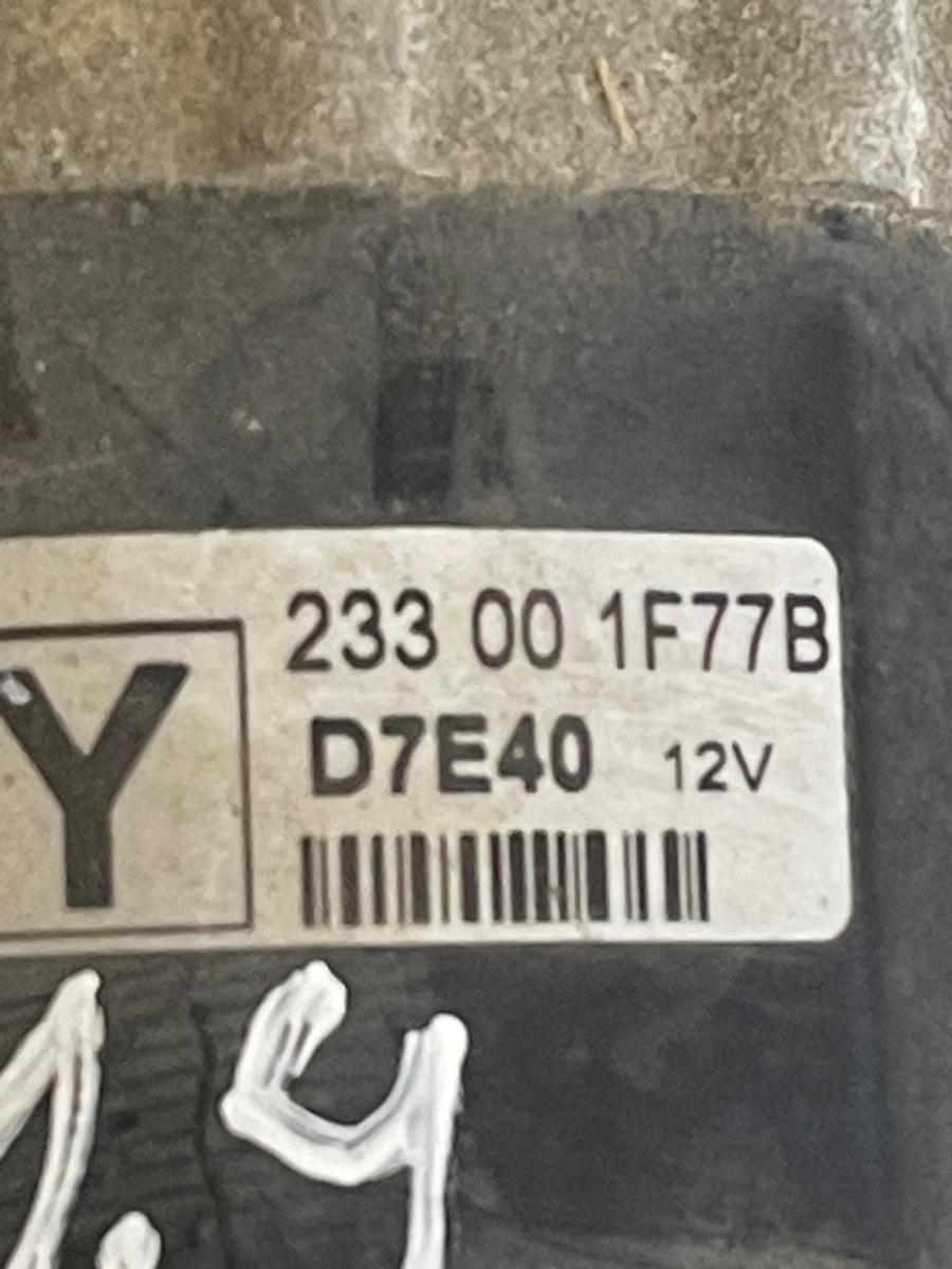 Electromotor NISSAN MICRA II K11 1992 - 2007 1.4B 233001F77B – foto 2