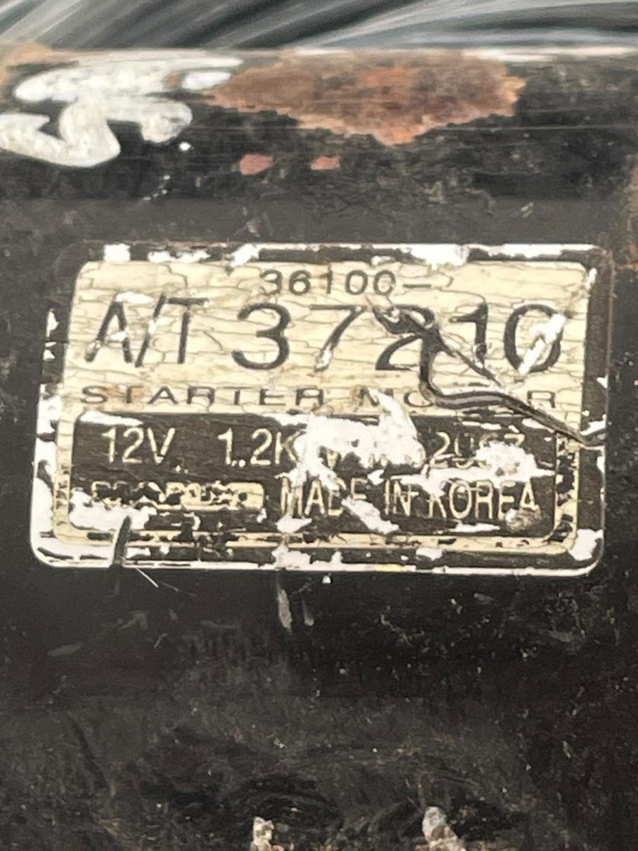 Electromotor HYUNDAI SANTA FE I SM 2000 - 2006 2.7BENZ 36100-37210 – foto 3