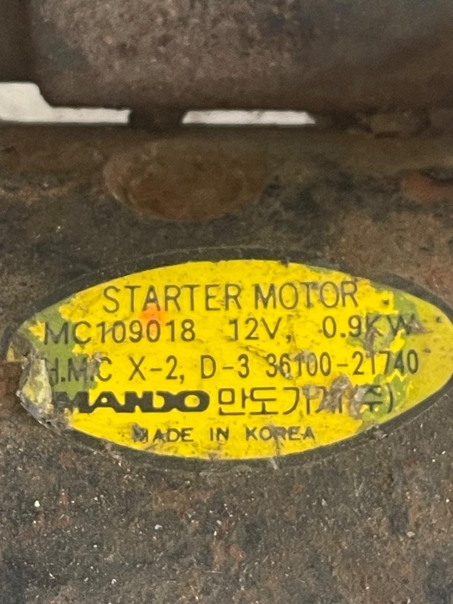 Electromotor HYUNDAI ACCENT III MC 2005 - 2010 1.3B  36100-21740 – foto 3