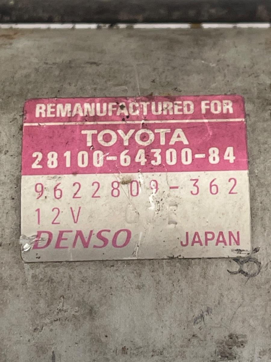Electromotor TOYOTA RAV 4 II _A2_ 2000 - 2005 2.0D 9622809-362 28100-64300 – foto 3