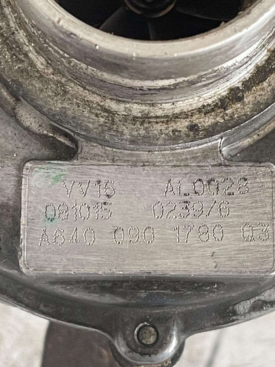Turbina MERCEDES-BENZ B-CLASS W245 2005 - 2011 2.0 B 180 CDI OM 640.940, MERCEDES-BENZ A-CLASS II W169 2004 - 2012 2.0 A 180 CDI OM 640.940 A6400901780 – foto 2