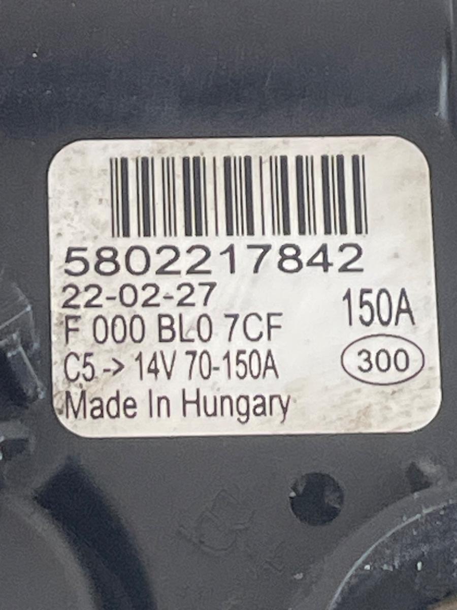 Alternator IVECO DAILY VI 2017 2.3D 5802217842 – foto 2