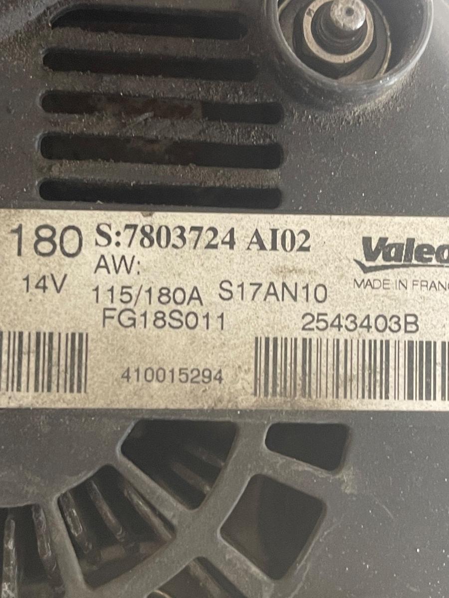 Alternator BMW 5 F10 2009 - 2016 3.0D 7803724 – foto 2