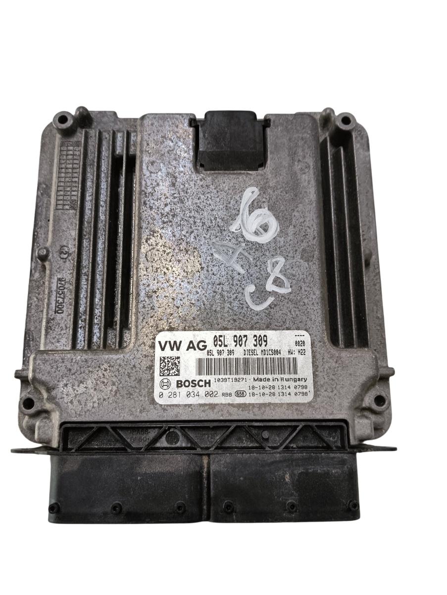 Calculator ecu  AUDI A6 C8, 4A2 2018 - > 2.0 40 TDI Mild Hybrid DFBA 0281034002 05l907309