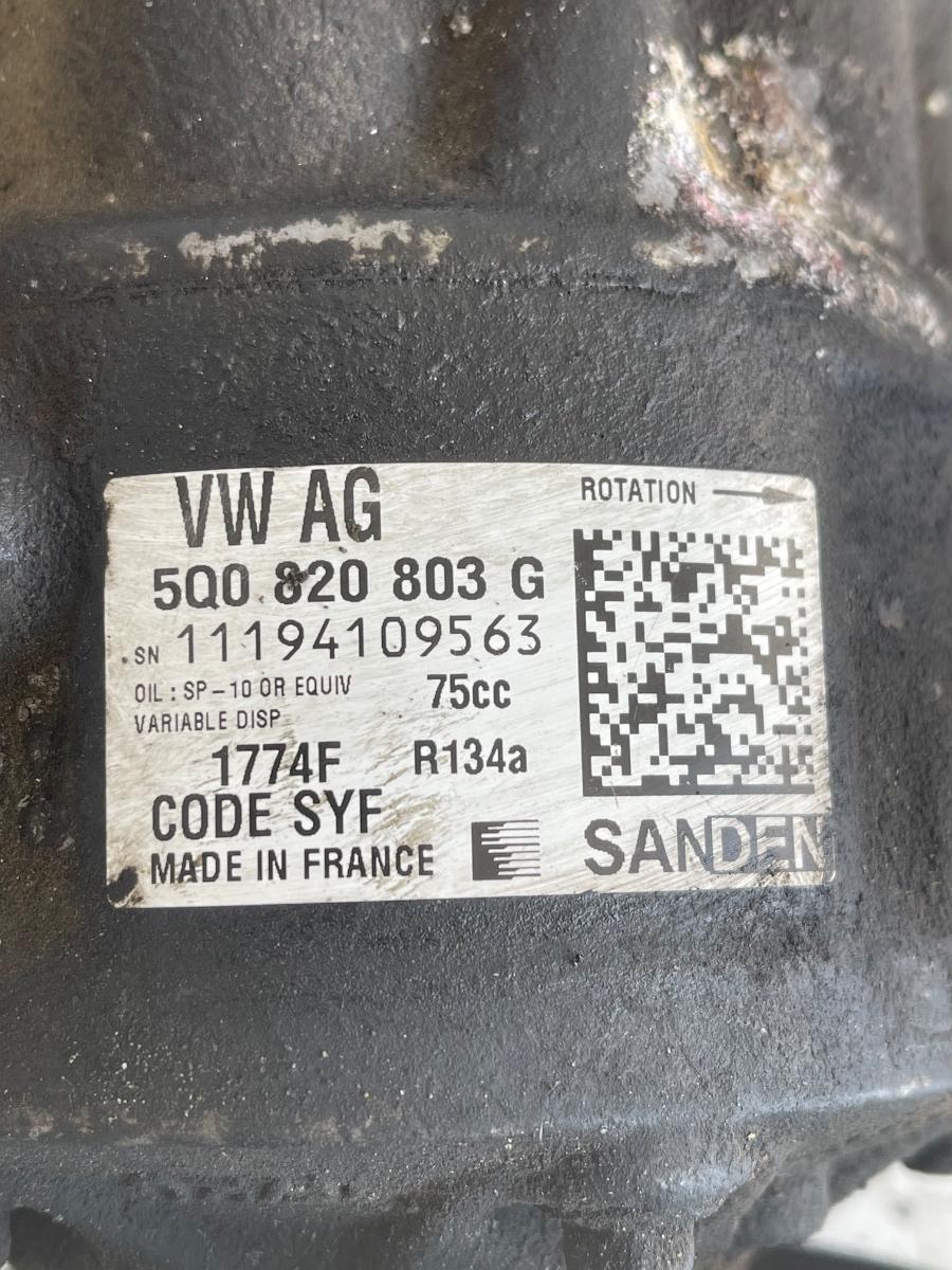 Compresor AC VOLKSWAGEN PASSAT B8 2018 2.0 TDI CUA 5Q0820803G – foto 3