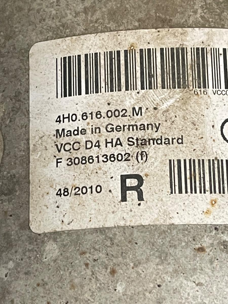 Perna de aer suspensie pneumatica  dreapta spate AUDI A8 III 4H2, 4H8, 4HC, 4HL 2009 - 2018 3.0 TDI quattro CDTA, CDTC, CMHA 4H0616002M – foto 2