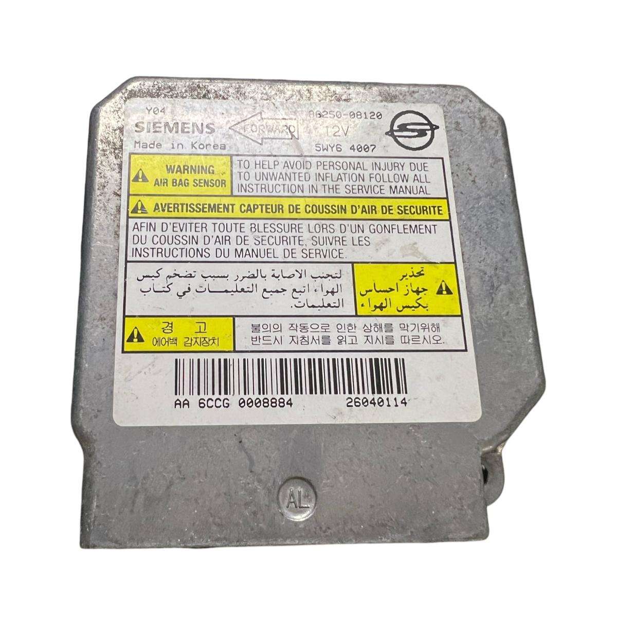 Modul/unitate de control airbaguri SSANGYONG REXTON GAB_ 2002 - > 8625008121