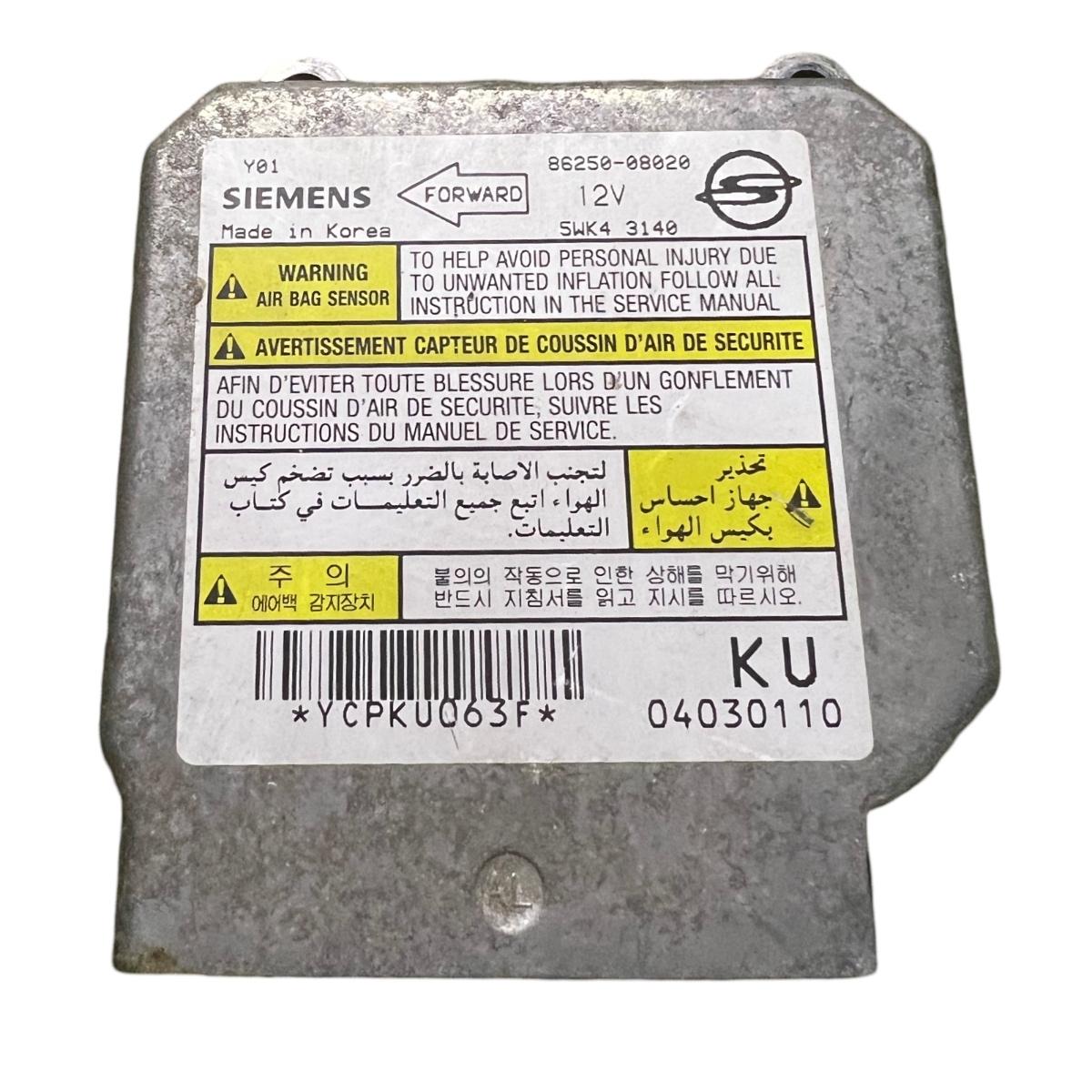 Modul/unitate de control airbaguri SSANGYONG REXTON GAB_ 2002 - > 8625008020