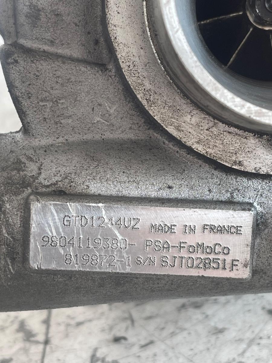 Turbina PEUGEOT 308 LB_ 2015 - > 1.6 BlueHDi 120 BHX (DV6FC) 9804119380 – foto 3