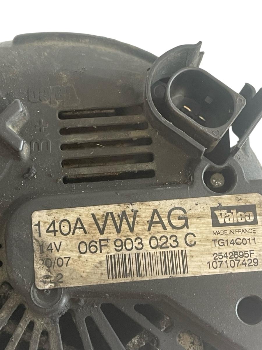 Alternator VOLKSWAGEN GOLF V 1K1 2003 - 2009, AUDI A3 II 8P1 2003 - 2013 2.0TDI 06F903023C – foto 2