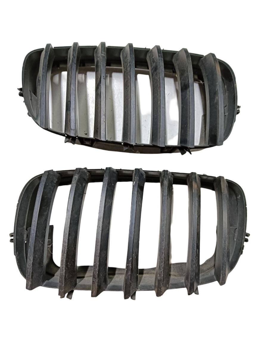 Set grila fata fara crom BMW X5 II E70 2006 - 2013