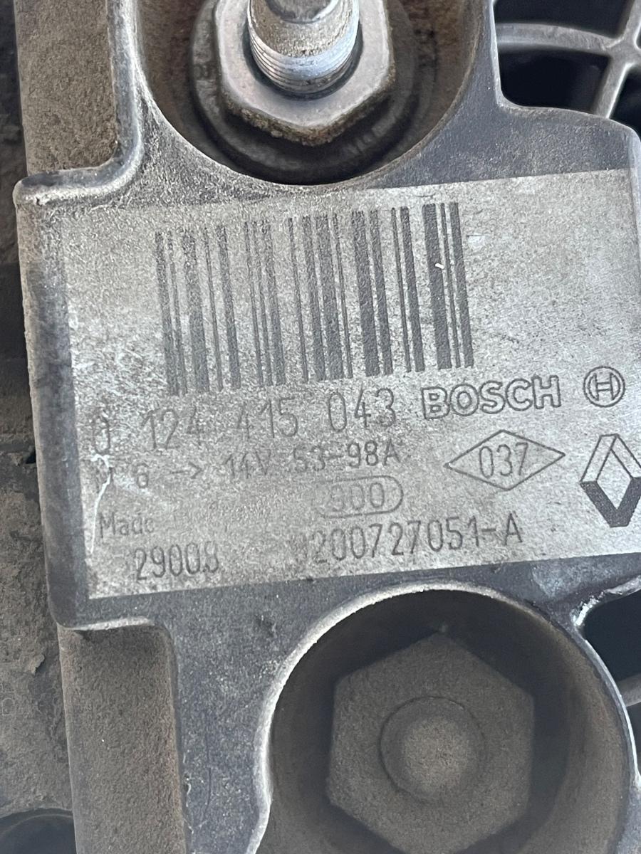 Alternator DACIA LOGAN FL 2010 1.4MPI 8200727051 / 0124415043 – foto 2
