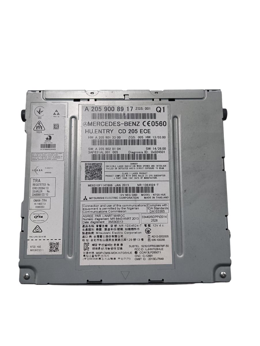 Cd player auto  MERCEDES-BENZ C-CLASS W205 2013 - > A2059008917 – foto 3