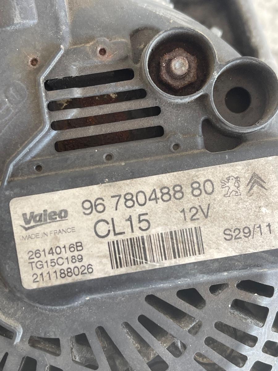 Alternator PEUGEOT 508 8D_ 2010 - > 2.0 HDi RHH (DW10CTED4) 9678048880 – foto 2