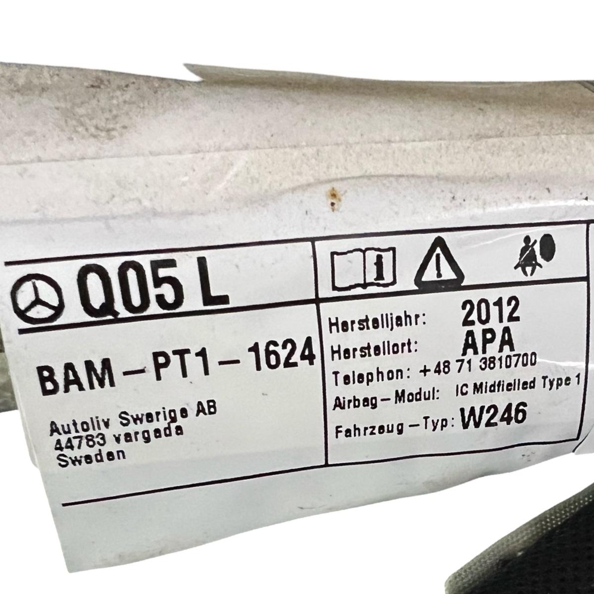 Airbag cortina stanga/dreapta MERCEDES-BENZ B-CLASS II W246, W242 2011 - > – foto 3