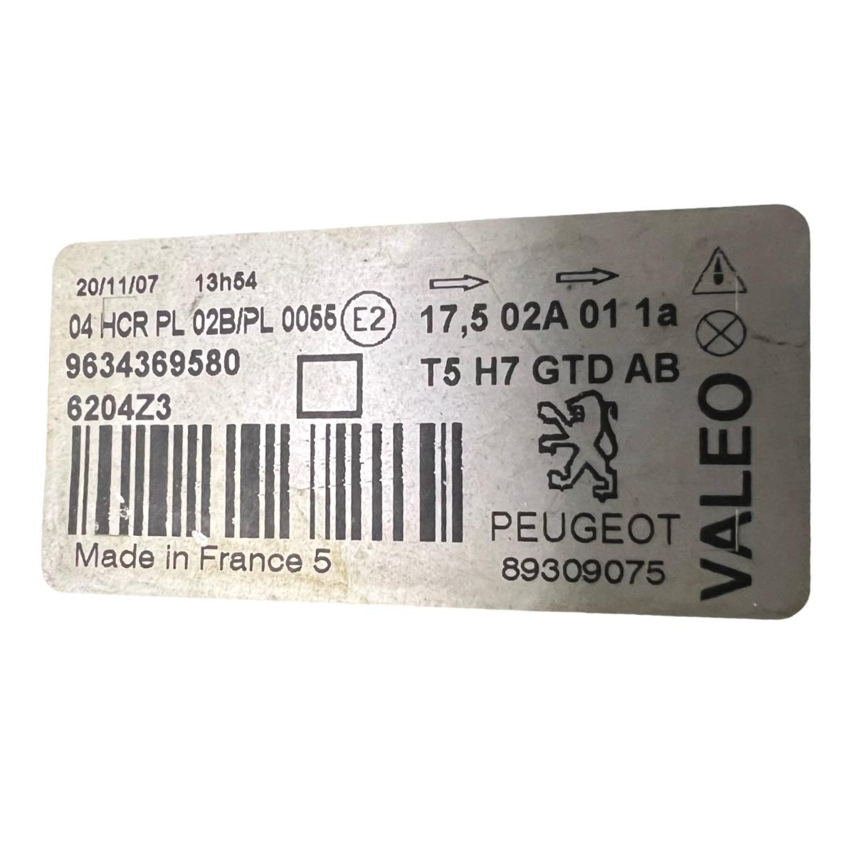 Far stanga PEUGEOT 307 SW 3H 2002 - 2009 9634369580 – foto 6