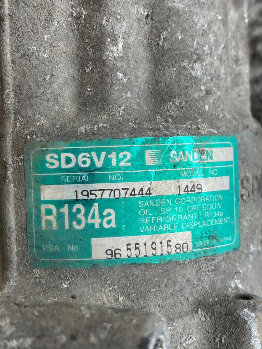 Compresor  AC PEUGEOT 307 3A/C 2000 - > 1.6HDI 9655191580 – foto 2