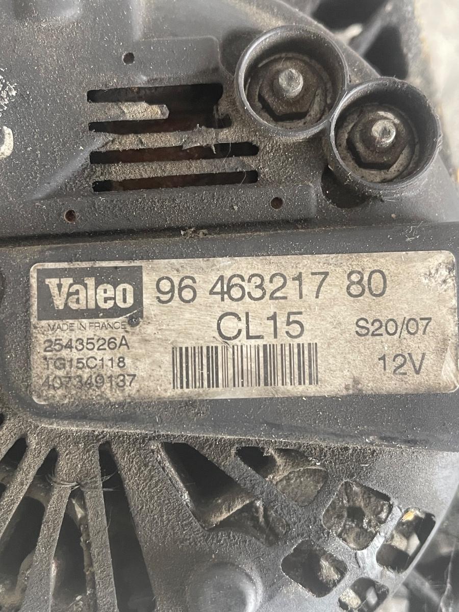 Alternator PEUGEOT 307 3A/C 2000 - > 1.6HDI 9646321780 – foto 3