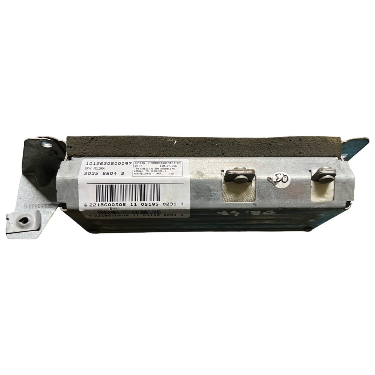 Airbag lateral spate MERCEDES-BENZ S-CLASS II W221, C215 2005 - 2013 2218600605