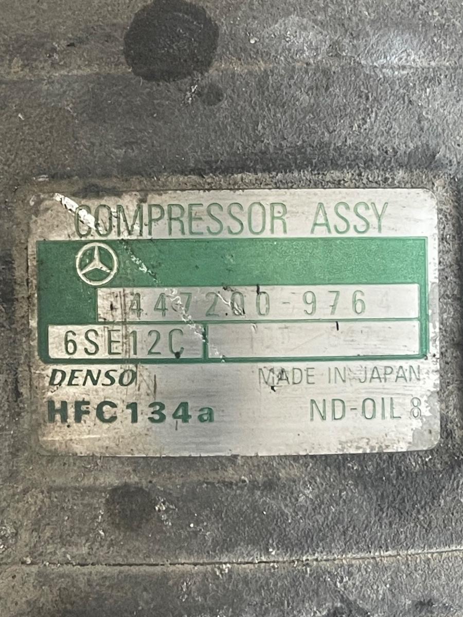 Compresor  AC MERCEDES-BENZ A-CLASS W168 1997 - 2005  1.7CDI 447200-976 – foto 2