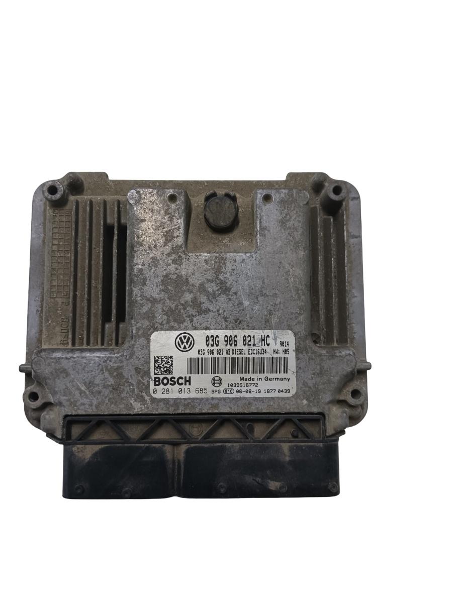 Calculator ecu  VOLKSWAGEN GOLF V 1K1 2003 - 2009 1.9 TDI BKC, BLS, BXE 03g906021hc
