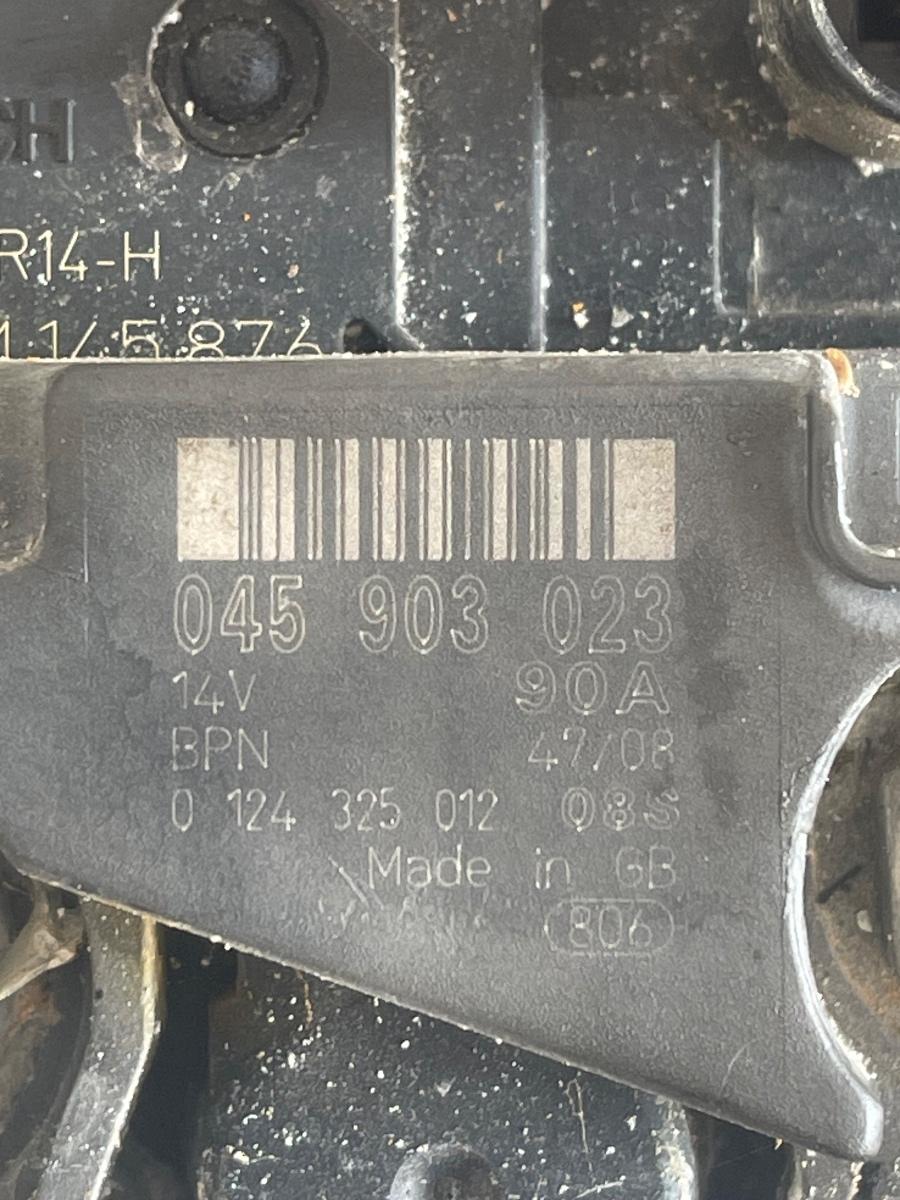 Alternator VOLKSWAGEN POLO 9N_ 2001 - 2012 1.4TDI 045903023 – foto 4