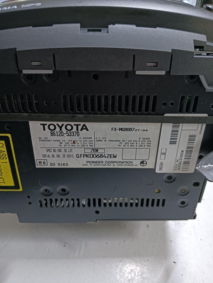 Cd player auto  LEXUS IS II Saloon GSE2_, ALE2_, USE2_ 2005 - 2013 8612053370 – foto 3