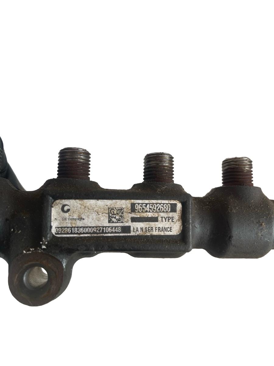 Rampa injectoare FORD FIESTA V JH_, JD_ 2001 - 2010 TDCi F6JA, F6JB 9654592680 – foto 2