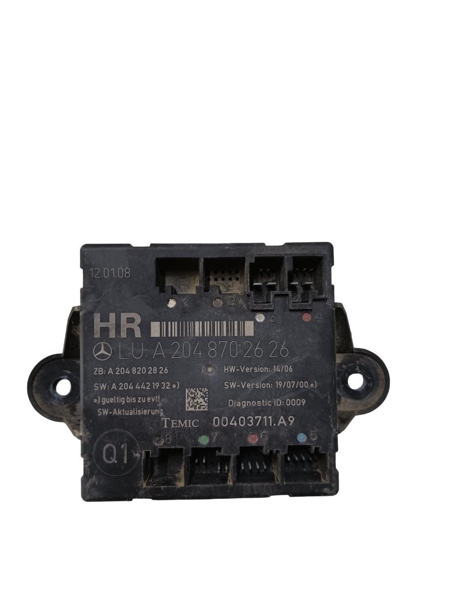 Modul de confort MERCEDES-BENZ C-CLASS W204 2007 - 2014 A2048702626
