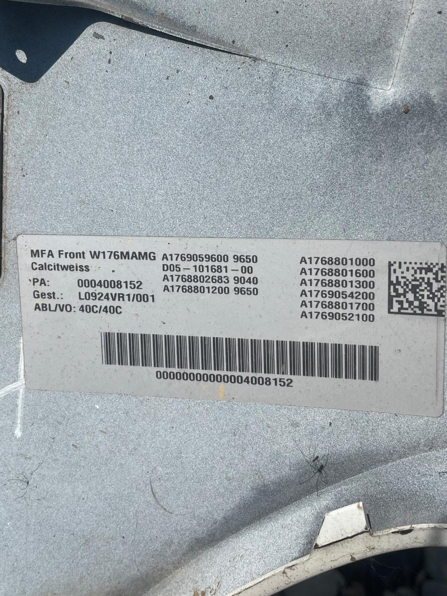 Bara fata MERCEDES-BENZ A-CLASS III W176 2012 - > A1768801000 – foto 7