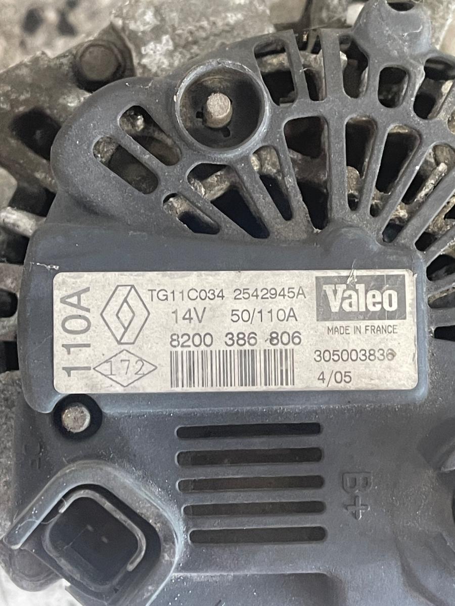 Alternator RENAULT SCENIC II JM0/1_ 2003 -> 1.5DCI 8200386806 – foto 2