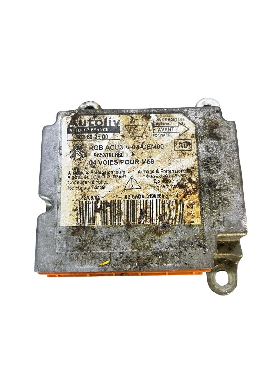 Modul/unitate de control airbaguri CITROËN BERLINGO Box M_ 1996 - 2011 HDI 90 9HX (DV6ATED4) 9653190880