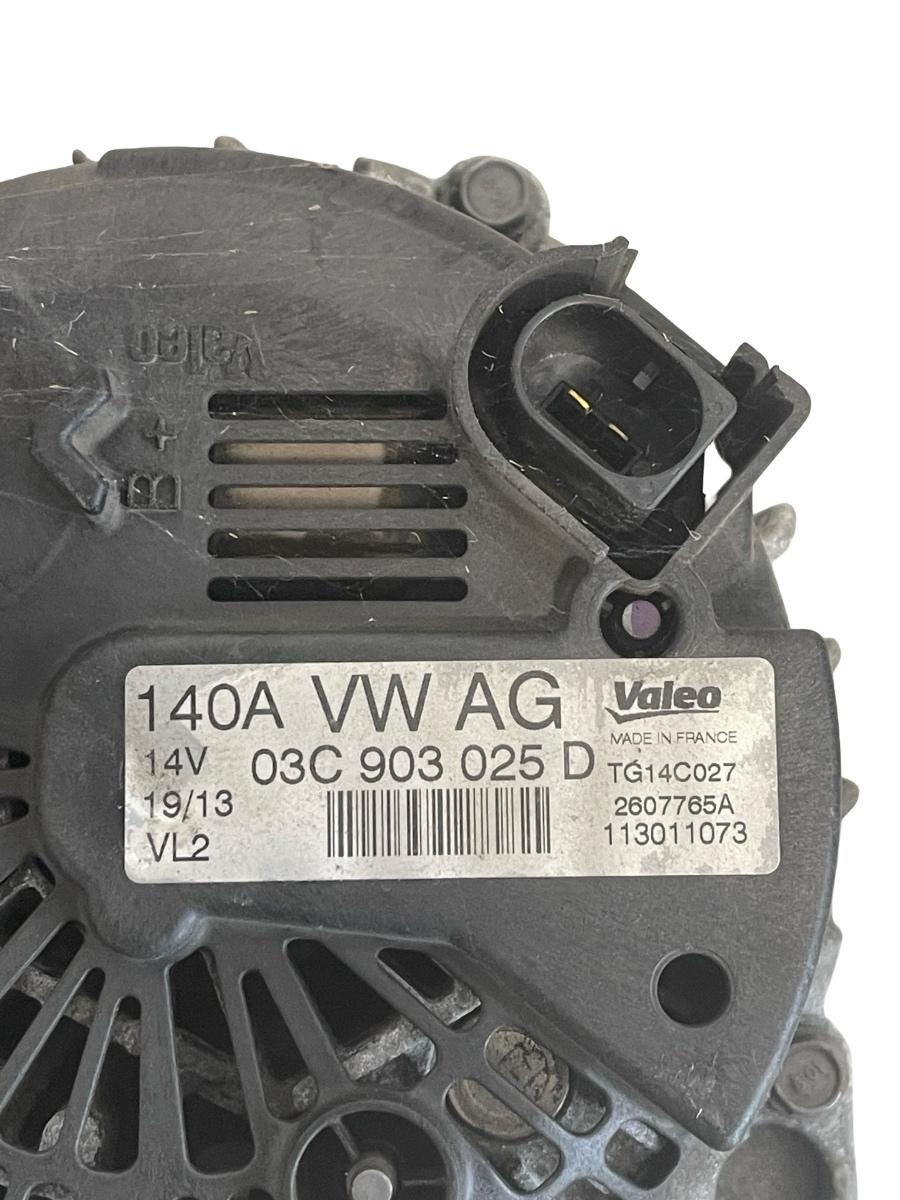 Alternator VOLKSWAGEN GOLF PLUS 521 2009 - 2014 1.4 TSi CAXA 03C903025D – foto 2