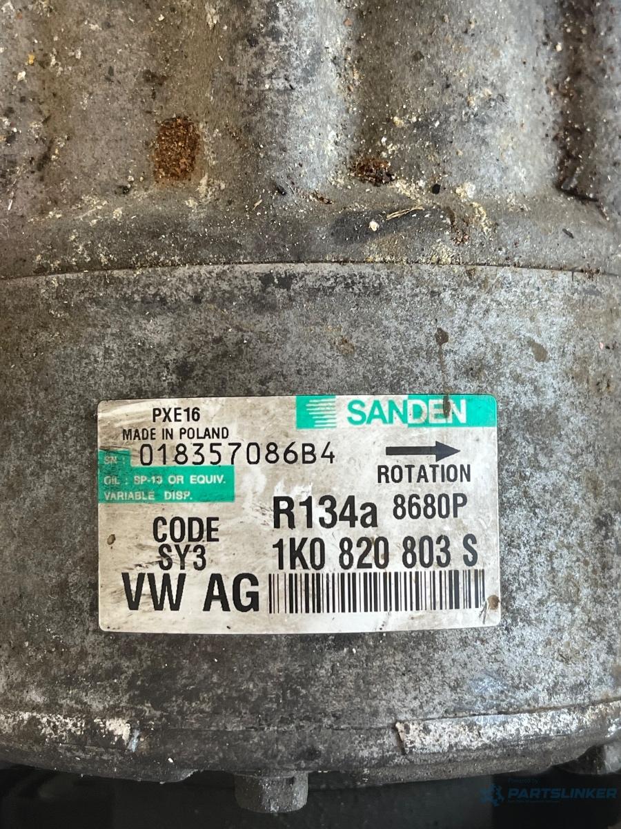 Compresor AC SEAT ALTEA 5P1 2004 -> 1.9 TDI BXE 1K0820803S – foto 2