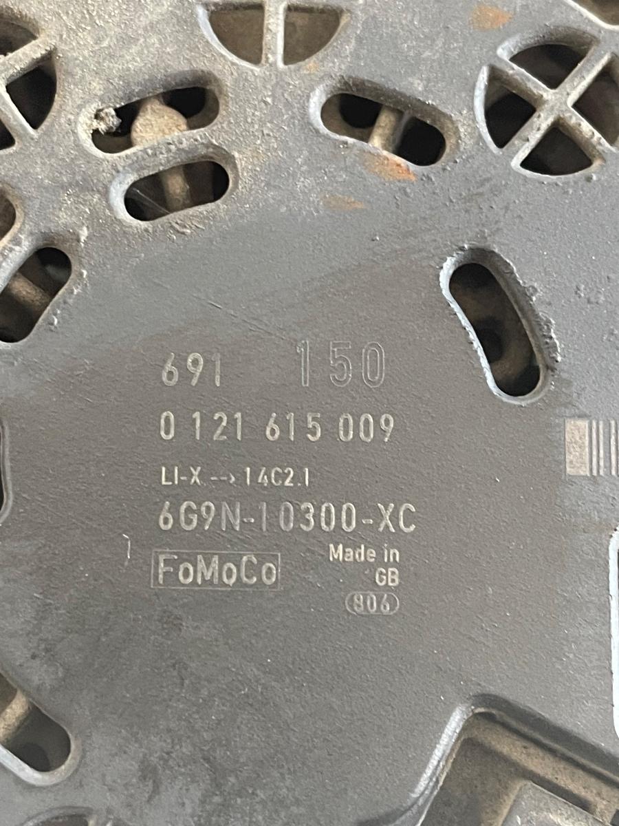 Alternator FORD FOCUS II DA_, HCP, DP 2004 - 2013 2.0 TDCi G6DE, G6DF 0121615009 – foto 2