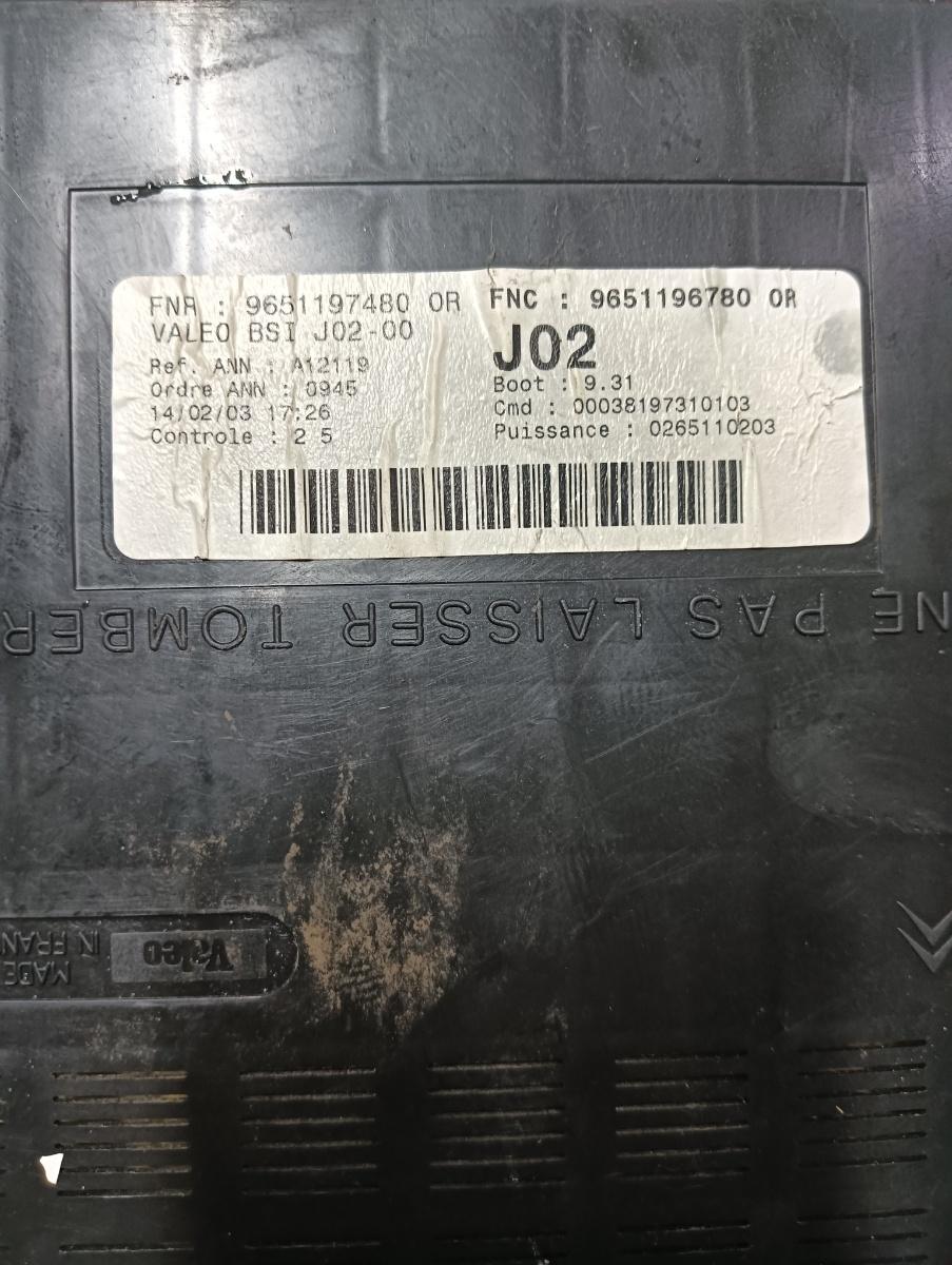 Kit sistem de pornire/oprire PEUGEOT 307 SW 3H 2002 - 2009 16V NFU (TU5JP4) 0261206943 – foto 2