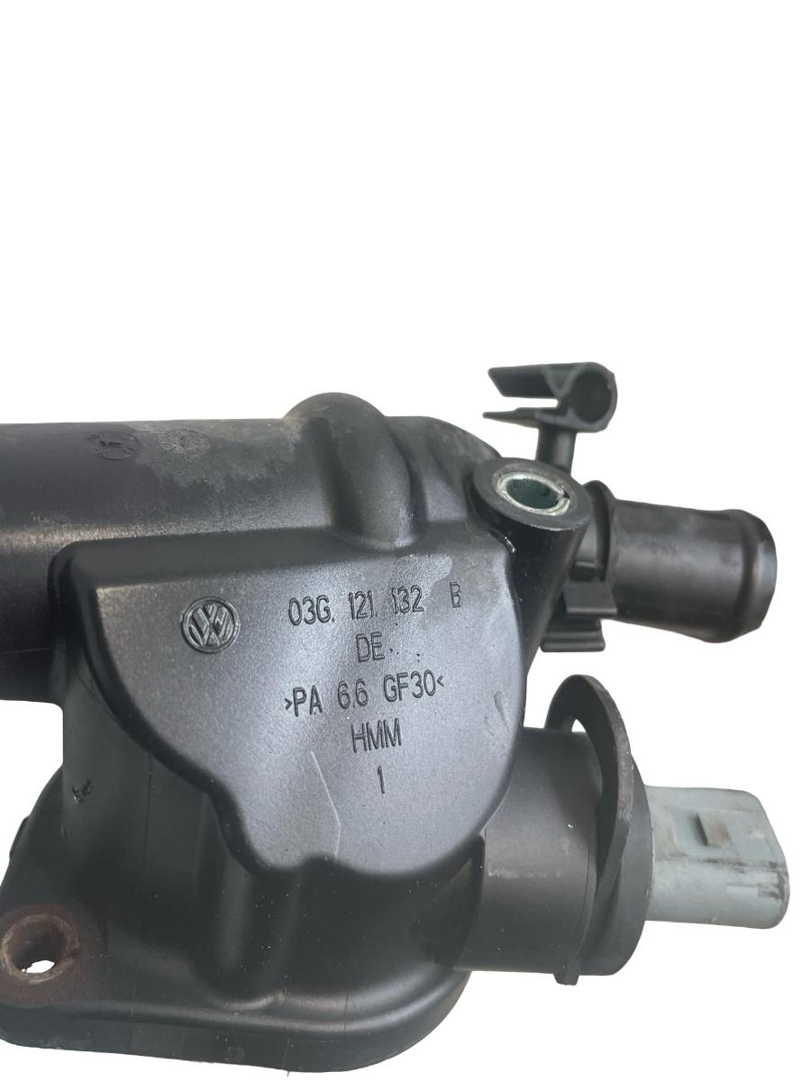 Flansa lichid de racire motor VOLKSWAGEN PASSAT 3C2 2005 - 2010 2.0 TDI BMR, CBBB 03G121132B – foto 2