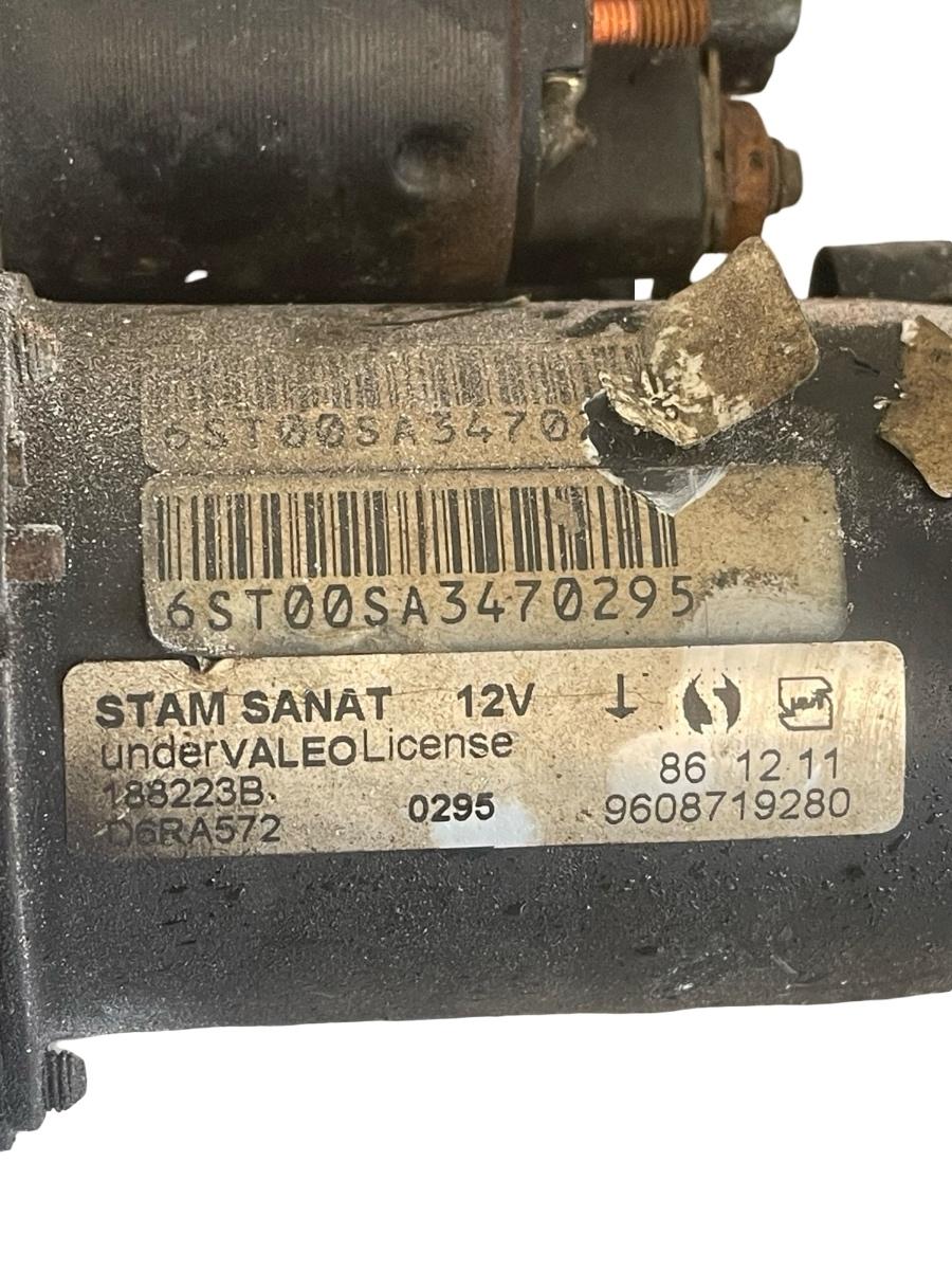 Electromotor PEUGEOT 206 Saloon 2007 - > 1.4 KFV (TU3A), KFW (TU3JP) 9608719280 – foto 3