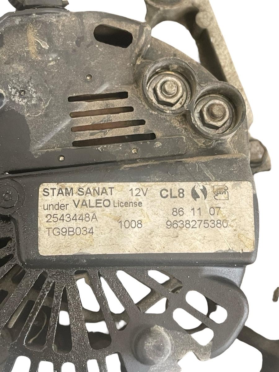 Alternator PEUGEOT 206 Saloon 2007 - > 1.4 KFV (TU3A), KFW (TU3JP) 9638275380 – foto 2