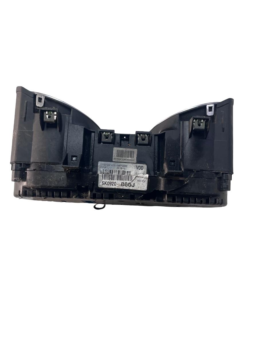 Ceas de bord VOLKSWAGEN GOLF VI 5K1_ 2008 - 2012 5K0920860J ( CRAPAT IN SPATE) – foto 2